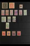REVENUE STAMPS 1875-1942 ALL DIFFERENT Mint And Used (mainly Mint) Collection. With Receipt 1875-85 3c (both) Mint; Reve - Sarawak (...-1963)