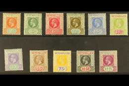 1912-16 KGV Complete Set, SG 71/81, Very Fine Mint. Fresh! (11 Stamps) For More Images, Please Visit Http://www.sandafay - Seychellen (...-1976)