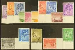 1952 KGVI Definitives Complete Set, SG 158/72, Never Hinged Mint Marginal Examples. (15 Stamps) For More Images, Please  - Seychelles (...-1976)