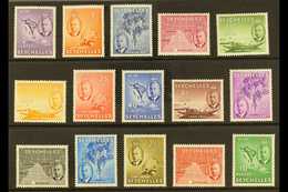 1952 Pictorials Complete Set, SG 158/72, Fine Never Hinged Mint, Very Fresh. (15 Stamps) For More Images, Please Visit H - Seychelles (...-1976)