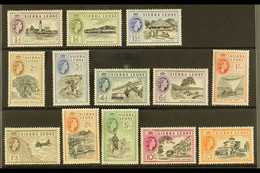1956 Complete Definitive Set, SG 210/22, Never Hinged Mint (13 Stamps) For More Images, Please Visit Http://www.sandafay - Sierra Leone (...-1960)