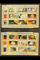 1990 Exploration Of Mars Complete Set, SG 1380/1415, As Superb Never Hinged Mint Se-tenant SHEETLETS, Fresh. (4 Sheetlet - Sierra Leone (...-1960)