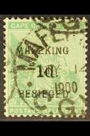 MAFEKING SIEGE 1900 1d On ½d Green Of Cape Of Good Hope, SG 1, Fine Used With May 14th Cds. For More Images, Please Visi - Unclassified