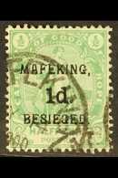 MAFEKING SIEGE 1900 1d On ½d Of Cape Of Good Hope (Standing Hope) SG 2, Fine Used With May 14th Cds. For More Images, Pl - Sin Clasificación