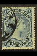TRANSVAAL 1878 2s Blue, SG 139, Very Fine Used With Part Pretoria Cds At Upper Left Corner. For More Images, Please Visi - Ohne Zuordnung