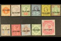ZULULAND 1888-93 Complete Overprints On GB Set, SG 1/11, Very Fine Mint, A Lovely Set. (11 Stamps) For More Images, Plea - Zonder Classificatie