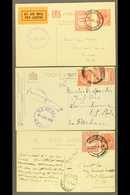 1925 (June) Three Airmail Postcards, One 1d Postal Stationery Card & Two Bearing 1d KGV Stamp, Plus All With 1d Air Stam - Non Classés