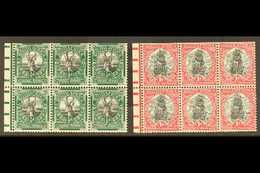 BOOKLET PANES 1926 ½d & 1d Booklet Panes Of 6, Both Watermark Inverted, London Printings, SG 30cw, 31dw, Ex SG SB5, Very - Non Classificati