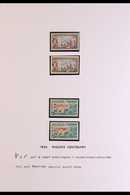 1953 Rhodes Birth Centenary Complete Set In Corner Blocks Of 4, SG 71/5, With Complete Set As Both Perf And Imperf Punch - Southern Rhodesia (...-1964)