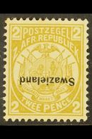 1889-90 2d Olive-bistre Perf.12½, SG.5a, Mint, No Certificate And Presumed To Be A Faked Overprint For More Images, Plea - Swaziland (...-1967)