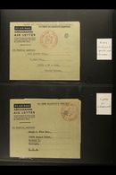 1963-6 SCARCE OFFICIAL AEROGRAMMES All Different, Complete Collection Of Used (all To USA) Official Air Letters From The - Tanganyika (...-1932)