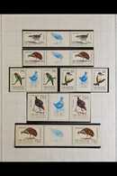 NIUAFO'OU 1983 Birds Definitives Complete Set, SG 27/41, In Never Hinged Mint Gutter Pairs. Lovely! (15 Pairs = 30 Stamp - Tonga (...-1970)