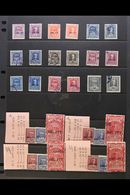 ALLIED MILITARY GOVERNMENT REVENUE STAMPS Fine Used Collection Of "AMG-FTT" Overprinted Italian Revenues. With "Marca Da - Other & Unclassified