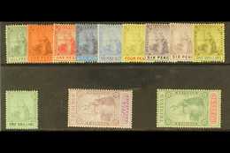 1904-09 Set (less 1s Black And Blue On Yellow), SG 133/145, Fine Mint. (12 Stamps) For More Images, Please Visit Http:// - Trinidad En Tobago (...-1961)