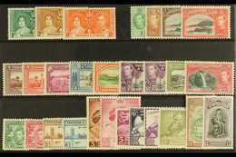 1937-52 COMPLETE KGVI MINT COLLECTION Presented On A Stock Card, A Complete "Basic" Collection From The 1937 Coronation  - Trinidad En Tobago (...-1961)