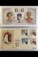 1997 GOLDEN WEDDING A Very Fine All Different Collection Of "Benhams" Commemorative First Day Covers Bearing Stamps Of G - Otros & Sin Clasificación