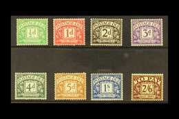 POSTAGE DUE 1937-38 King George VI Complete Set, SG D27/D34, Never Hinged Mint. (8 Stamps) For More Images, Please Visit - Sin Clasificación