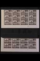 1959-68 CASTLES RE-ENTRIES. 2s6d Black-brown RE-ENTRY (SG Spec T5c) Within Corner Cylinder Number '9A' BLOCK Of 12, And  - Andere & Zonder Classificatie