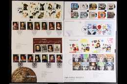 2010 COMPLETE COMMEMORATIVES COLLECTION. A Complete Collection Of Illustrated FDC With Neatly Typed Addresses (no Post & - FDC