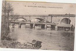 AILLEVILLERS    70  HAUTE SAONE   CPA   L'AUGRONNE  ET LES PONTS - Sonstige & Ohne Zuordnung