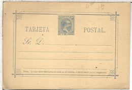 ESPAÑA FILIPINAS ENTERO POSTAL ALFONSO XIII - Philippinen