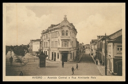 AVEIRO - Avenida Central E Rua Almirante Reis  ( Ed. Souto Ratolla )carte Postale - Aveiro