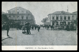 ESPINHO - Rua Bandeira Coelho. ( Ed. Tabacaria Rodrigues Nº 8) Carte Postale - Aveiro