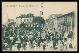 ESPINHO -Largo Da Graciosa ( Ed. Tabacaria Arlindo Lopes)  Carte Postale - Aveiro