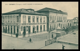 ESPINHO - HOTEIS E RESTAURANTES -  Café Chinez  E Assembleia. ( Ed. A. F. - Porto  Nº 4.B)  Carte Postale - Aveiro