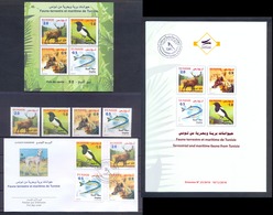 Tunisia/Tunisie 2018 - Fauna - Terrestrial And Maritime Fauna From Tunisia - Stamps+FDC+Minisheet +Flyer - MNH** - Briefe U. Dokumente