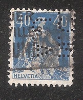 Perfin/perforé/lochung Switzerland No 169 1921-1924 - Hélvetie Assise Avec épée N.C.  A.J.  Naville & Cie Ag. De Journau - Perforadas