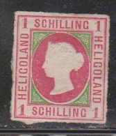 HELIGOLAND Scott # 2 Mint NO GUM - Album Adhesion CV $190.00 - Heligoland (1867-1890)