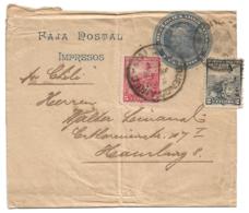 ARGENTINA - 1c Liberty Head Uprated Printed Matter Wrapper - Used To Hamburg Germany In 1904 - Covers & Documents