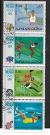AJMAN / Jeux Olympiques Mexico Bande De 4 Timbres Oblitérés /faire Offre - Summer 1968: Mexico City