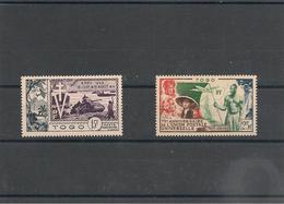 COLONIES FRANÇAISES TOGO Années 1949/54 P.A. N°Y/T : 21/22** - Ungebraucht