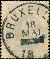 COB   36  (o)  Oblitération "Bruxelles" T0 - 1869-1883 Léopold II