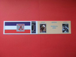 YUGOSLAVIA 2001, YVERT C-2878-79,  **MNH**   2 ESCANER - Booklets