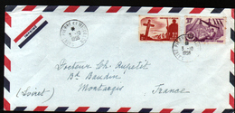 Saint Pierre Et Miquelon, Lettre Pour La France De 1956 - Briefe U. Dokumente