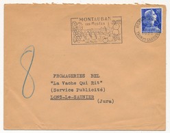 Enveloppe - OMEC Secap - MONTAUBAN (Tarn Et Garonne) - Ses Musées / Ses Fruits - 1958 - Oblitérations Mécaniques (flammes)