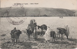 AK Scènes Types Dans L' Oued Desert Bédouine Nomade Arabe Arab Arabien Afrique Africa Afrika Vintage Egypte Algerie ? - Afrique