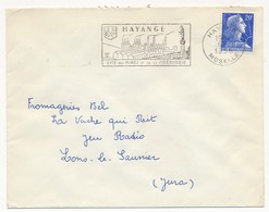 Enveloppe - OMEC Secap - HAYANGE (Moselle) - Cité Des Mines Et De La Sidérurgie - 1958 - Oblitérations Mécaniques (flammes)