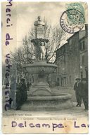 - 1151 - Gardanne - Monument Du Marquis De Gueydan, Cliché Peu Courant, Animation, écrite, 1907, BE, Scans. - Ohne Zuordnung