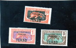 B - 1924 Ciad - Leopardo (linguellati) - Unused Stamps