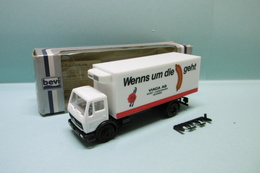 Bevi / Herpa - CAMION MERCEDES BENZ PRIMEUR Viaca AG Réf. 806416 Neuf NBO HO 1/87 - Véhicules Routiers