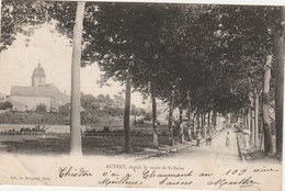 AUTREY-LES-GRAY   70  HAUTE SAONE   CPA  DEPUIS LA ROUTE DE SAINT SEINE - Autres & Non Classés