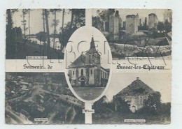 Lussac-les-Châteaux (86)  : 5 Vues Dont Vue Générale Aérienne En 1950 GF. - Lussac Les Chateaux