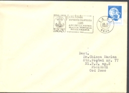 75078- ROMANIAN STAMP'S DAY SPECIAL POSTMARK ON COVER, POTTERY STAMP, 1983, ROMANIA - Brieven En Documenten