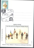 75232- ESKIMOS, R. PEARY AND M. HENSON ARCTIC EXPEDITION, POLAR PHILATELY, SPECIAL POSTCARD, 2009, ROMANIA - Arctische Expedities