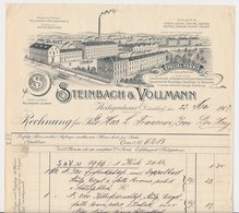 Factuur / Brief Heiligenhaus 1907 - Steinbach & Vollmann - Special Fabrik - 1900 – 1949