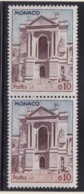 Monaco N°539**, Paire Verticale Aigle De Droite Bleu Tenant à Normal - Variétés